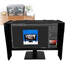 Parasole Per Monitor 27 Pollici - Antiriflesso Pieghevole, Regolabile 41-71 Cm - Foto 10