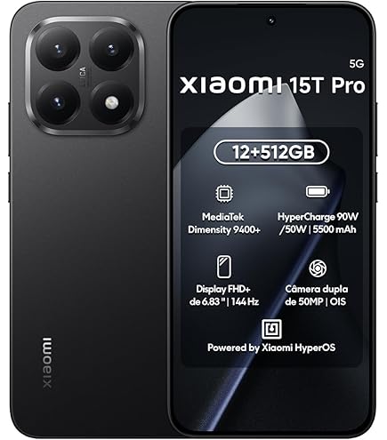 Xiaomi 14T Pro 512GB Titan Black : Amazon.de: Elektronik & Foto