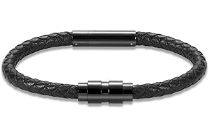 Minicremation Cremation Jewelry Urn Bracelet for Ashes for Women Men Cylinder Genuine Leather Bangle Bracelet Ashes Memorial Keepsake Jewelry, Leather Metal