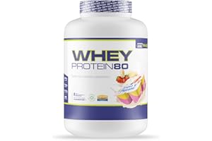 MM SUPPLEMENTS - Whey Protein80-2 Kg - Fresa y Plátano - Suplemento Deportivo Puro de Calidad - Proteína Whey - Con Lacprodan de Arla y Suero de Leche - Ayuda a Aumentar la Masa Muscular