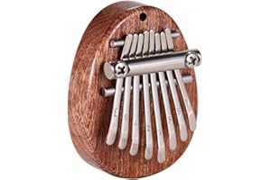 HIQE-FL 8 Schlüssel Kalimba,Daumenklavier Kalimba Buch,Daumen Klavier,Marimbaphon Kinder,Kalimba Marimba,Finger Percussion,Marimbaphon Instrument