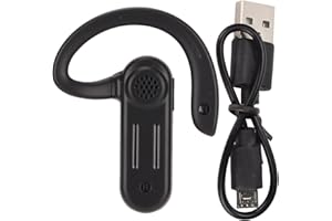 CICIGLOW Bezprzewodowe Słuchawki Bluetooth, do Podróży Służbowych Bezprzewodowa Słuchawka Bluetooth V5.2 Zestaw Słuchawkowy z Zaczepem na Ucho LED Cyfrowy Wodoodporny Biznesowy Zestaw Słuchawkowy