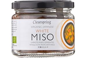 Clearspring Pot de miso japonais bio blanc non pasteurisé, 270 g