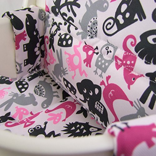 BambiniWelt Sitzkissen Auflage Sitzkissenset für Stokke Tripp Trapp Hochstuhl *20 FARBEN* Ersatzkissen Kissen 2 teilig - 4