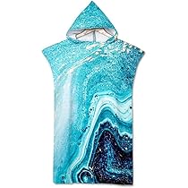 Poncho Uomo Surf Poncho Surf Nova Blue - Asciugamano Con Cappuccio 100% Cotone Turco Asciugamano Con Cappuccio Adulti - Foto 3