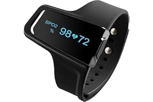 ‎PULOX Pulox Checkme O2 - Smartes Handgelenk Pulsoximeter mit Ringsensor und App für iOS und Android