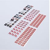 Bimotif 6 Adet Karışık Kabartmalı Yapışkan Sticker, Atat&uuml;rk Ve T&uuml;rk Bayrağı