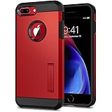 Spigen [Tough Armor 2 iPhone 8 Plus Case, iPhone 7 Plus Case Cover with Kickstand and Air Cushion Technology for iPhone 8 Plu