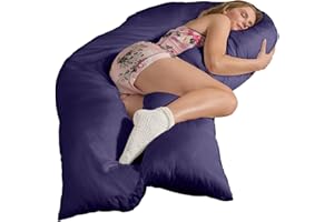 ‎TRAUMREITER Traumreiter Jumbo XXL Seitenschläfer & Rückenkissen für Sofa & Bett - Schwangerschaftskissen zum schlafen: Lesekissen Keilkissen Venenkissen Beinhochlagerungskissen (Marine)