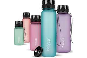 720°DGREE Botella de Agua uberBottle +Infusor de Frutas - 350 ml, 500 ml, 650 ml, 1 l, 1,5 l, sin BPA, Impermeable, antifugas, Reutilizable, Ligera, Ideal para Escuela, Deporte, Fitness, Gimnasio,
