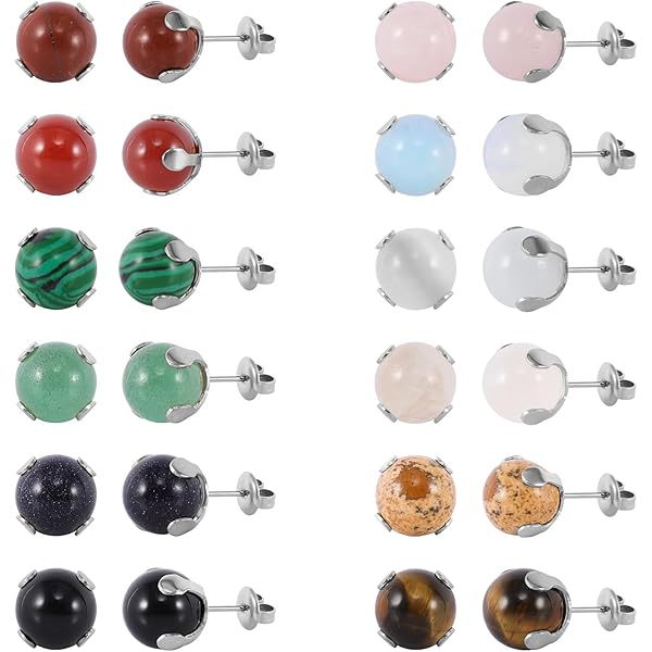 Orecchini a Clips in Argento e Corniola Della Rovere Gioielli
