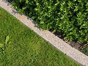 Rasenkante Mähkante Mähfix 100 Stück = 22 Meter graurosa: Amazon.de: Garten