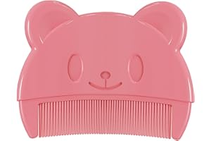 AMZFUK Pettine per Neonati,Pettine per capelli per neonati, spazzola per capelli con denti morbidi,Pettine di Cura Quotidiana,mantenere pulito e ordinato