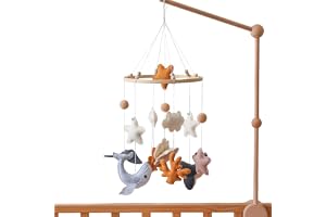 Babymobil För Spjälsäng - Sängklocka | Hängbar Tygdjurdekoration För Rum och Barnrum Både Pojkar Och Flickor Spjälsäng Babybädd