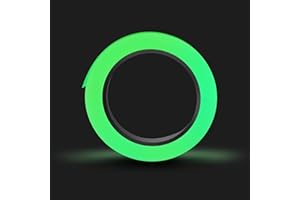 MAOXINTEK Bande Fluorescente Amovible Lumineux Phosphorescent Ruban Adhésif Autocollant 15mm × 10m Imperméable à l'eau Glow in The Dark Tape pour Scène Escaliers