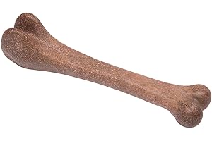 GimDog Bam-Bones all'aroma di Bacon Gioco per Cani per favorire la masticazione Gioco Antistress (18,4 cm)