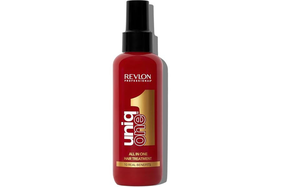 Revlon Professional UniqOne, Masque en Spray Sans Rinçage (150 ml), Soin Cheveux Nourrissant et Réparateur, Formule Vegan, To