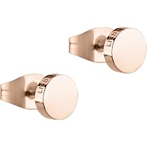 Orecchini Liebeskind Berlino In Acciaio Inossidabile - Tondini Da 7,5 Mm, Design Unisex, Regalo Ideale