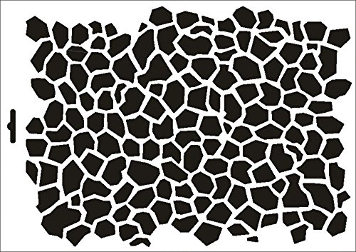 UMR-Design W-279 Girafe Wand / Textilschablone Grösse A5