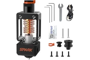YOOPAI Spark Hotend Ender 3 Hotend Upgrade, całkowicie metalowa, wysoka temperatura, do drukarek 3D Ender 3/Ender 3 Pro/Ender 3 Max/Ender 5 Pro/Ender 5 Pro/Ender 5 Plus/CR 10