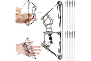 HNZMDY Compound Bow and Arrow Set for Adult Teens Youth for Outdoor Indoor Shooting Target Practice Small Sports Games