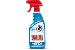 ‎GAMIX Gamix Scheibenenteiser mit Nano-Technologie | Enteisungsspray bis -40°C | Kratzfreie Auto-Enteisung | Klare Sicht für Windschutzscheiben | 1 x 500 ml