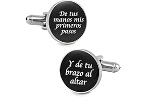 Gemelolandia | Gemelos para Boda Regalo para el Padrino Cubrebotones | Gemelos Originales Para Camisas | Para Hombres y Niños | Regalos Para Bodas, Comuniones, Bautizos y Otros Eventos