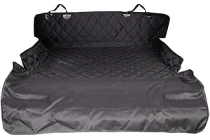 LMMSP Car Boot Liner, Universal Waterproof Scratch Proof Pet Dog Car Back Seat Cover Boot Liner Protector Mat Dog Hammock for Cars Trucks SUV and More