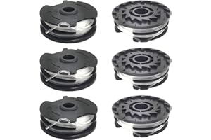 YOONIA 6Pcs Bobines de Rechange pour Débroussailleuse sans Fil LIDL Parkside PRTA 20-Li A1 B1, PRT 550 A1,PRT 550 A2,PRT 550 A3,PRT 550 A5,PRTA 20-Li B2,PRTA 20-Li C3, (8,2m Φ1.65MM)