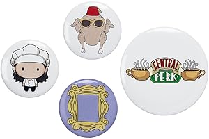 FRIENDS TV SHOW The Carat Shop Lot de badges officiels Friends Monica