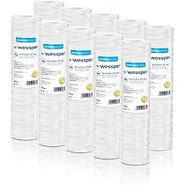 Filtre élimination Chlore Filtre à Eau Bellerofonte Carbon Block CTO 5 Microns - Compatible Osmose Inverse - Certifié NSF Filtre 5 Microns Osmose Inverse