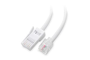 Cable Matters 5m BT to RJ11 Cable (Telephone Cable for BT) in White - 5m