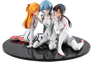 Gooyeh Ayanami Rei Figure Mari Makinami Illustrious Asuka Langley Soryu Anime Girls Figure Sitting Pose Ornament statuetka Model Kolekcje urodziny