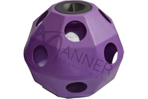 MANNER PRODUCTS Hay Ball Feeders for Horses and Ponies (Free Delivery) (Purple, 75mm)