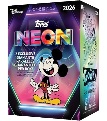 2026 Topps Disney Neon - Factory Sealed - Value Box : Amazon.co.uk