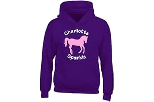 Absolutely Top Childrens Personalised Star Horse Hoodie