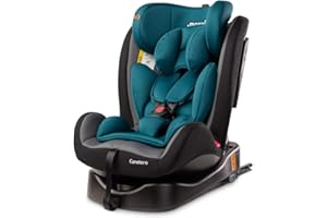 CARETERO MOKKI Siège auto pivotant 360° Isofix 0-36 kg Groupe 0/1/2/3 Vert
