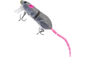 TSURI Articulated Mouse Lure 8 cm 15 g - Rat Pike Fishing, Catfish, Black Bass, Predators, Freshwater