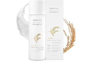 THANKYOU FARMER Rice Pure Essential Toner 200ml - Toner Lacté Hydratant, Extraits de Riz d'Orée, Sans Alcool, Hypoallergénique, Sans Parfum, Toner Visage Coréen