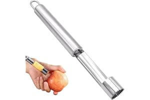 SURALIN 1 Pezzo Levatorsolo per Mele, Togli Torsolo Mela in Acciaio Inossidabile Antiscivolo e Antiruggine Adatto per Mele,Pere e Altri Frutti e Verdure
