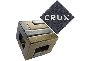 HANAYAMA AND CRUX Hanayama Cast Coil Puzzle - Level 3 of 6 - Mid Range - Includes Crux Sticker