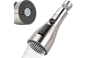 Cuysfead 360 Girevole Rompigetto Rubinetto Cucina Bagno Per Lavandino Cucina,Aeratore Rubinetti Cucina,Adattatore Rubinetto Cucina Acqua Lavandino,Riduttore Flusso Acqua Rubinetto