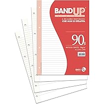 Fogli Ricambio Blasetti A4 Rigati - Confezione Da 40 Fogli Per Raccoglitori - Foto 3