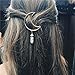 1 Pcs Moon Hairpin With Natural Stone Pendants Charms Hair Clip Clamps Accessories Barrettes Bobby Pin Wedding Bridesmaids Ornament Decoration Women's GIFT Headwear Headdress by HONGTIAN