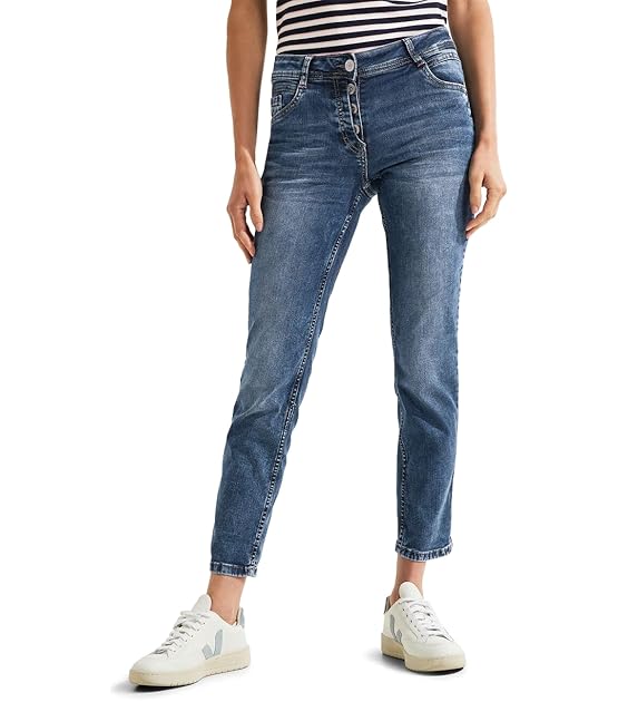Damen Jeanshose Mid Blue