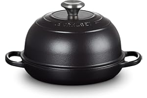 Le Creuset Cocotte per pane in ghisa vetrificata, 24 cm, Nero Matt, 21301240000430