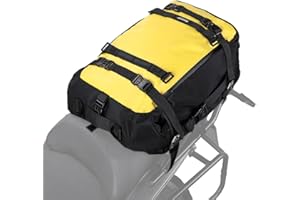 ENJOHOS Bolsa Moto Asiento Trasero 10/20/30L Mochila Moto Impermeable Bolsa de Sillín de Equipaje Motos Multifuncional Bolsa Sobredeposito Motocicleta Modular para Portaequipajes Trasero, Amarillo-30L