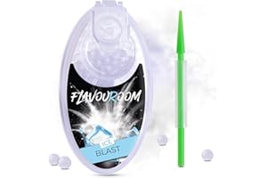 Flavouroom Aroma Click - 100 Premium Kugeln Set I Intensiver Flavour mit praktischer Box I Einfaches Einsetzen für DIY Ice Blast Genuss