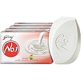 Godrej No.1 Kesar and Milk Cream Soap - Pack of 4 (150g each) - High TFM (Grade 1 Soap) | Soaps For Bath | Long-Lasting Fragr