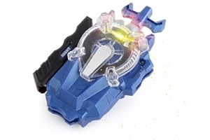 OBEST Bley Lanzador de Peonza, B-184 Custom Burst Launcher de LR Doble Dirección Lzquierdo y Derecho para Todos Blade Peonzas Batalla Juguetes